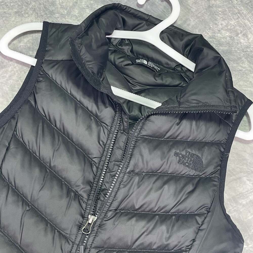 The North Face Aconcagua Down Vest Size XS/TP Black 550 Fill Puffer